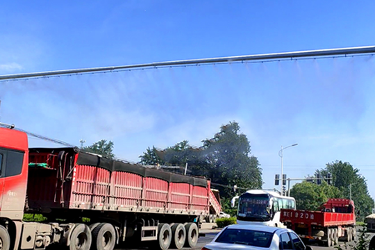 道路龍門架噴霧除塵